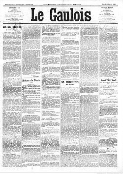 『ゴーロワ』紙1880年2月21日 Source gallica.bnf.fr / BnF