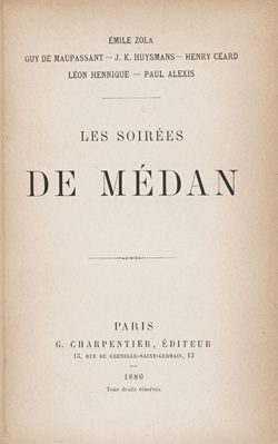 『メダンの夕べ』表紙　Source gallica.bnf.fr / BnF