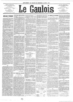 「ブヴァールとペキュシェ」掲載紙 Source gallica.bnf.fr / BnF 「ブヴァールとペキュシェ」掲載紙 Source gallica.bnf.fr / BnF