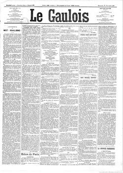 「『ニヒリズム』の語の発明者」掲載紙 Source gallica.bnf.fr / BnF 「『ニヒリズム』の語の発明者」掲載紙 Source gallica.bnf.fr / BnF